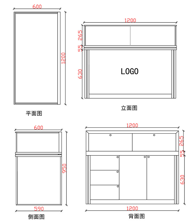 奢侈品展柜,玻璃珠寶展示柜,手表展柜